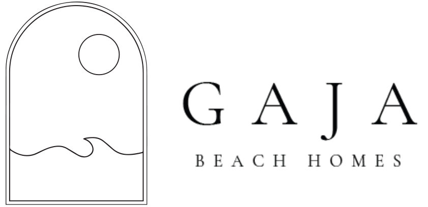 Gaja Beach Homes mobile logo black